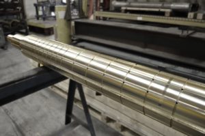 Reparo de Eixo com refrigeração interna - Rolo Escova Mill Roll